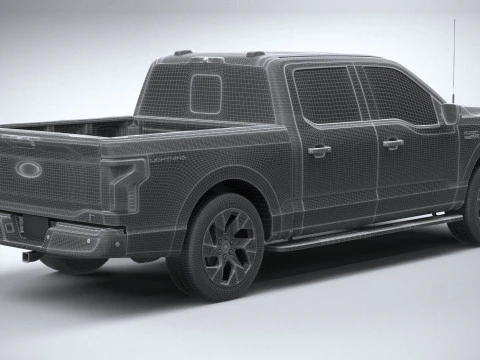 F-150 Lightning Flash 2024 3D Model