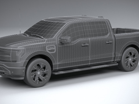 F-150 Lightning Flash 2024 3D Model