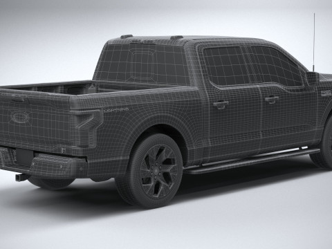 F-150 Lightning Flash 2024 3D Model