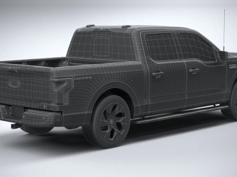F-150 Lightning Flash 2024 3D Model