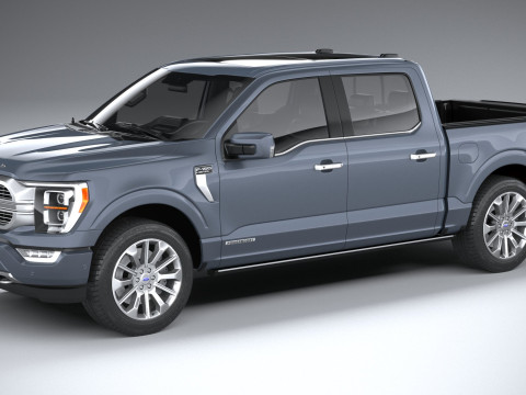 F-150 Limited 2021 Model 3D