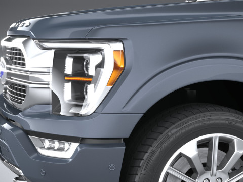 F-150 Limited 2021 3D मॉडल