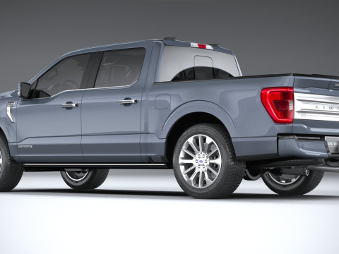 F-150 Limited 2021 3D मॉडल