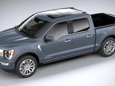 F-150 Limited 2021 3D मॉडल