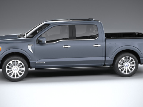 F-150 Limited 2021 3D मॉडल