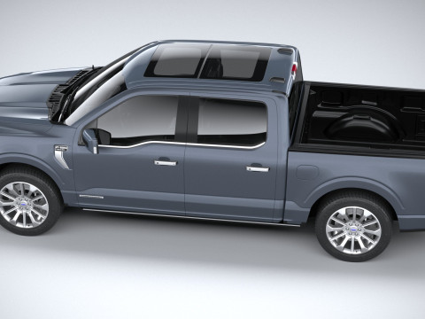F-150 Limited 2021 3D मॉडल