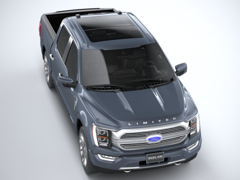 F-150 Limited 2021 3D मॉडल