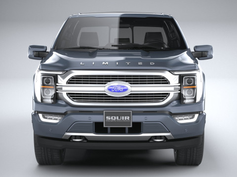 F-150 Limited 2021 3D मॉडल
