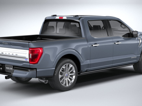 F-150 Limited 2021 3D मॉडल