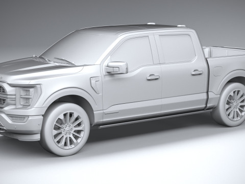 F-150 Limited 2021 3D मॉडल