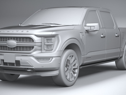 F-150 Limited 2021 3D मॉडल