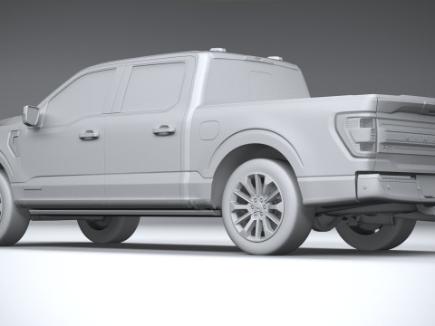 F-150 Limited 2021 3D मॉडल
