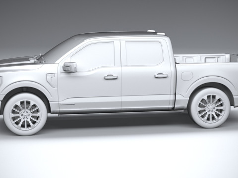 F-150 Limited 2021 3D मॉडल