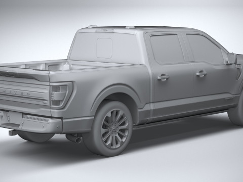 F-150 Limited 2021 3D मॉडल