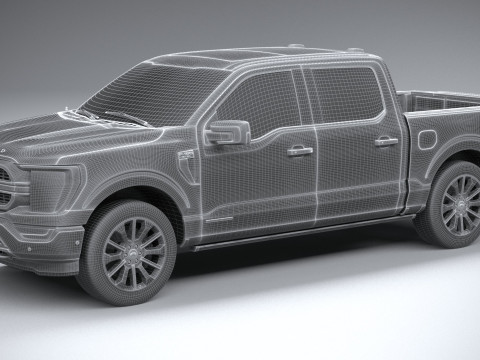F-150 Limited 2021 3D मॉडल
