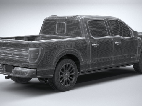 F-150 Limited 2021 3D मॉडल