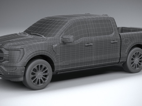 F-150 Limited 2021 3D मॉडल