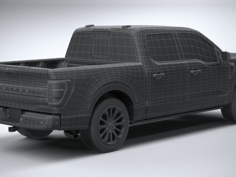 F-150 Limited 2021 3D मॉडल