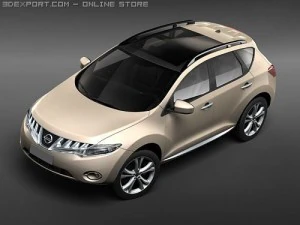 Nissan Murano 2008 3D Model