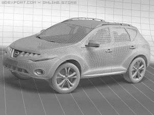 Nissan Murano 2008 3D Model