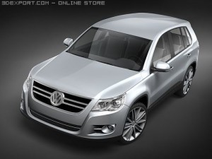 Volkswagen Tiguan 3Dモデル