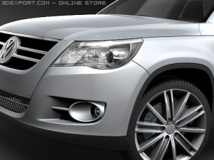 Volkswagen Tiguan 3Dモデル