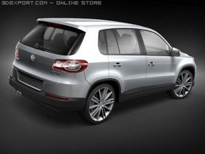 Volkswagen Tiguan 3Dモデル