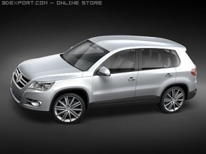 Volkswagen Tiguan 3Dモデル