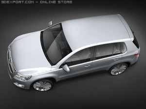 Volkswagen Tiguan 3Dモデル