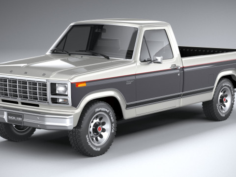 F-150 Ranger 1980 3D Model