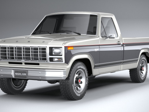 F-150 Ranger 1980 3D Model