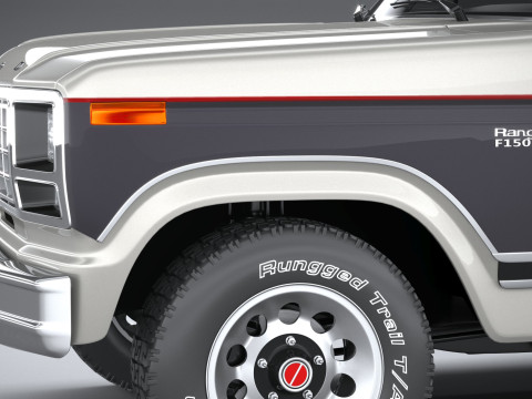 F-150 Ranger 1980 3D Model
