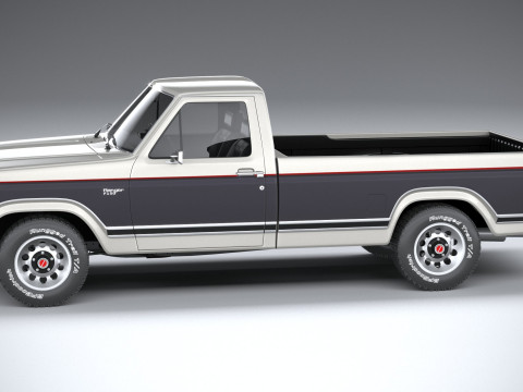 F-150 Ranger 1980 3D Model