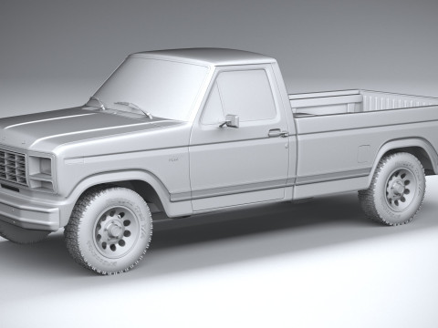 F-150 Ranger 1980 3D Model