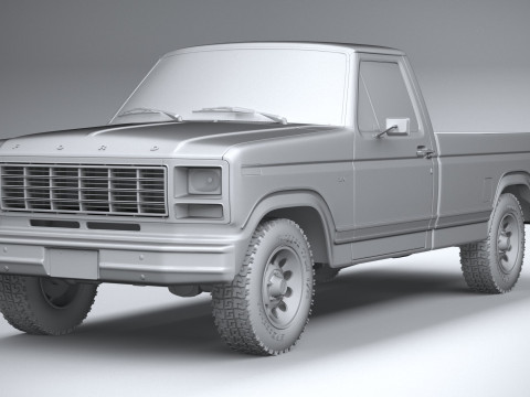 F-150 Ranger 1980 3D Model