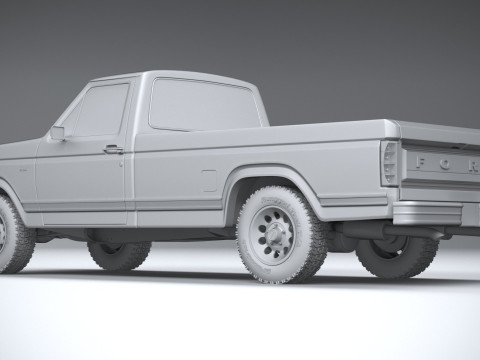 F-150 Ranger 1980 3D Model