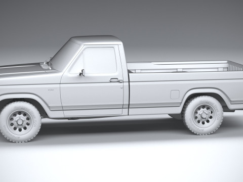 F-150 Ranger 1980 3D Model