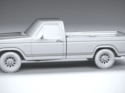 F-150 Ranger 1980 3D Model