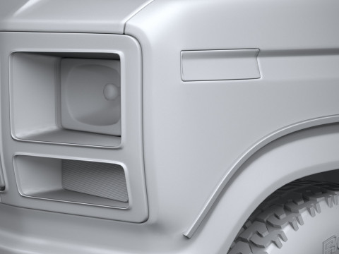 F-150 Ranger 1980 3D Model