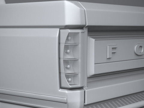 F-150 Ranger 1980 3D Model