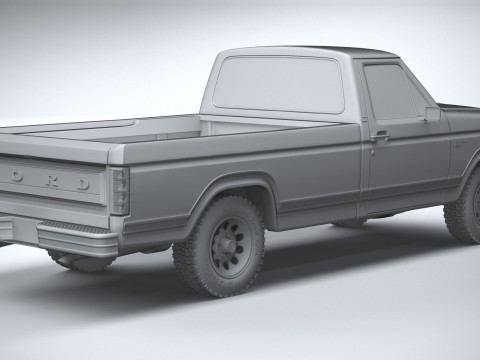 F-150 Ranger 1980 3D Model