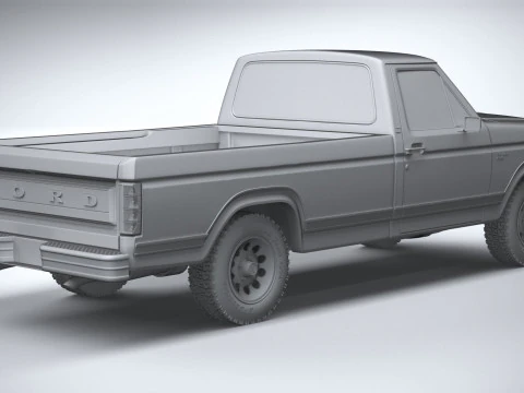 F-150 Ranger 1980 3D Model