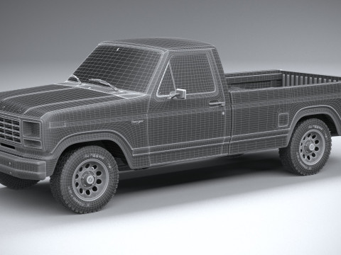 F-150 Ranger 1980 3D Model