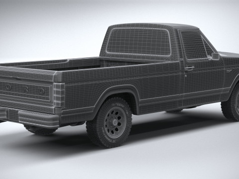 F-150 Ranger 1980 3D Model