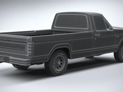 F-150 Ranger 1980 3D Model