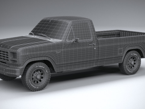 F-150 Ranger 1980 3D Model