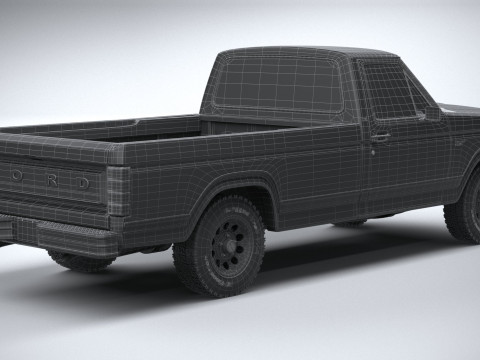 F-150 Ranger 1980 3D Model