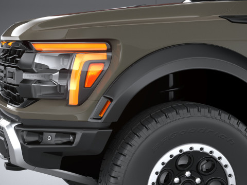 F-150 Raptor 2024 Modèle 3D