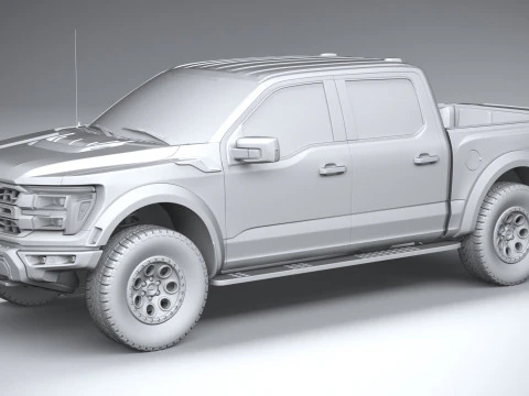 F-150 Raptor 2024 3D Model