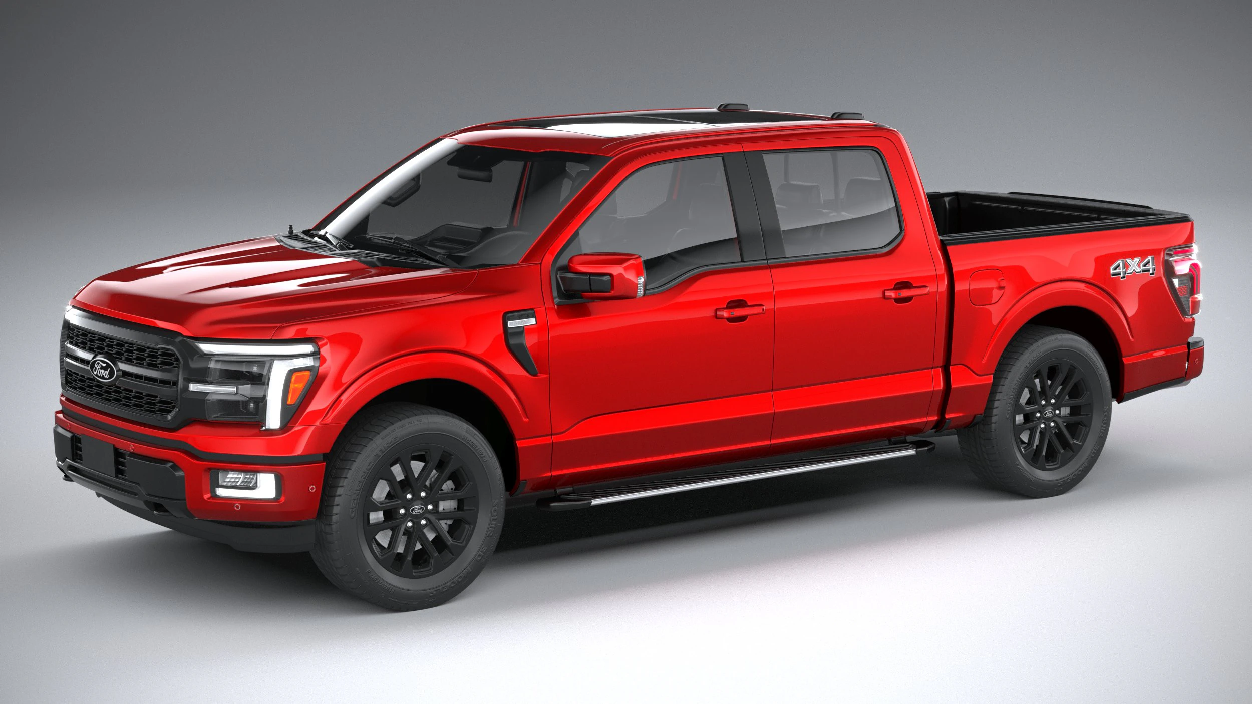 F-150 Regular 2024 3D Model .c4d .max .obj .3ds .fbx .stl .blend 